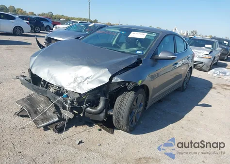 2017 Hyundai Elantra Limited из США, поврежденный, VIN KMHD84LF7HU149006